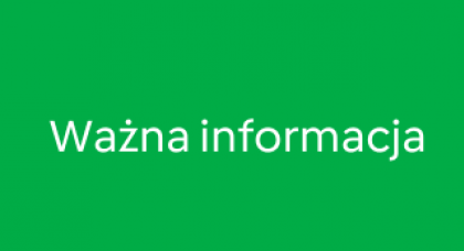 Ważna informacja